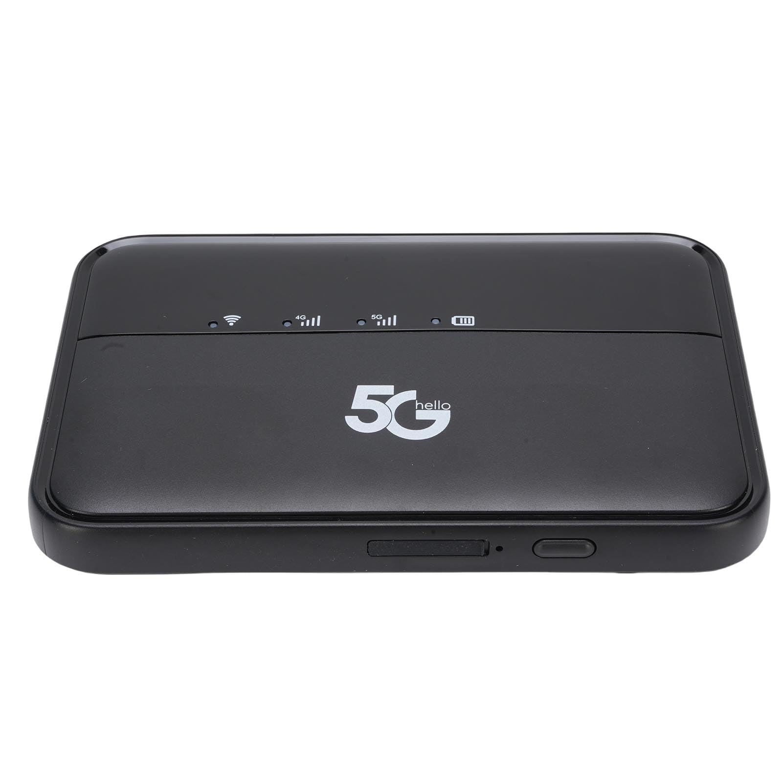Zunate Tragbarer 5G-Hochgeschwindigkeits-WiFi6-Reise-Hotspot-Router für 32 Geräte mit 10000-mAh-, Schwarz, für Reisende und Geschäftsleute