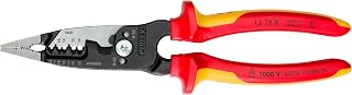 KNIPEX Tools 13 78 8 SBA 단조 와이어 스트리퍼 20-10 AWG-1000V 단열, 20.3cm(8인치)