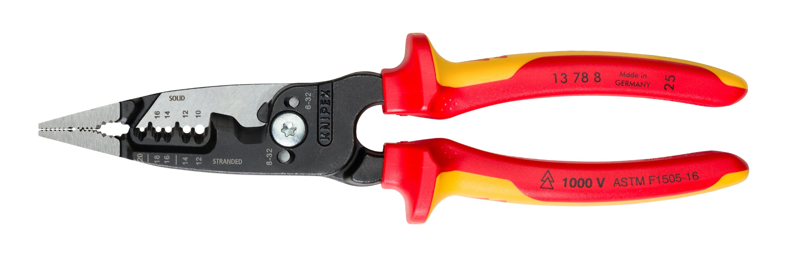 View 1 of ***STOCK PHOTO FOR REFERENCE ONLY***KNIPEX 8" Forged Wire Stripper