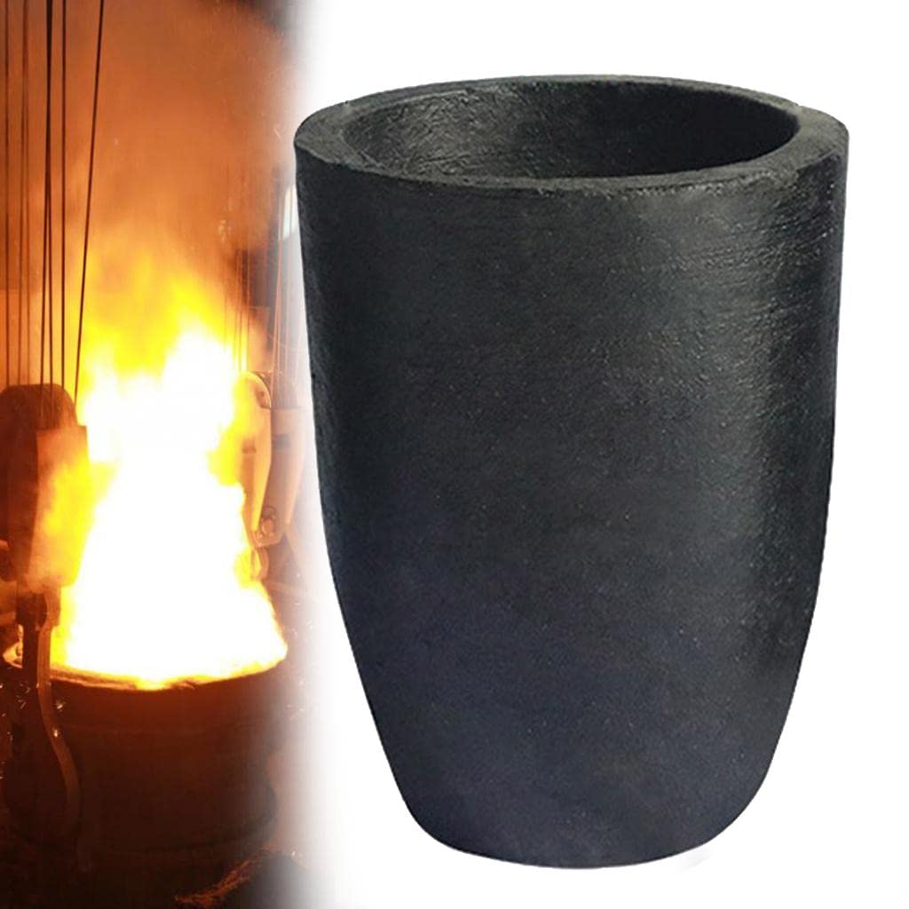 Mini crogiolo in grafite per fusione fusione raffinazione DiaxH 128x145mm, Dia x H 128x145mm