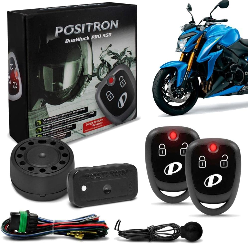 Alarme Para Motos Universal Duoblock Com Presença, Positron, Fx G8 350 ...