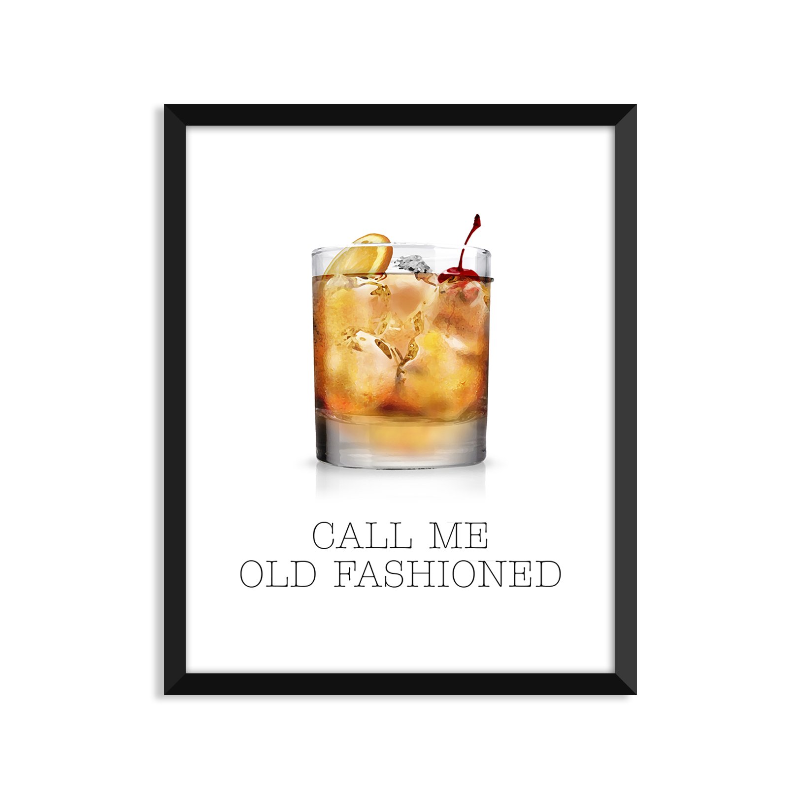 Serif Design Studios Call Me Old Fashioned, Inspiration Quote, Funny, Adult, Minimalist Poster, Home Decor, College Dorm Room Decorations, Wall Art