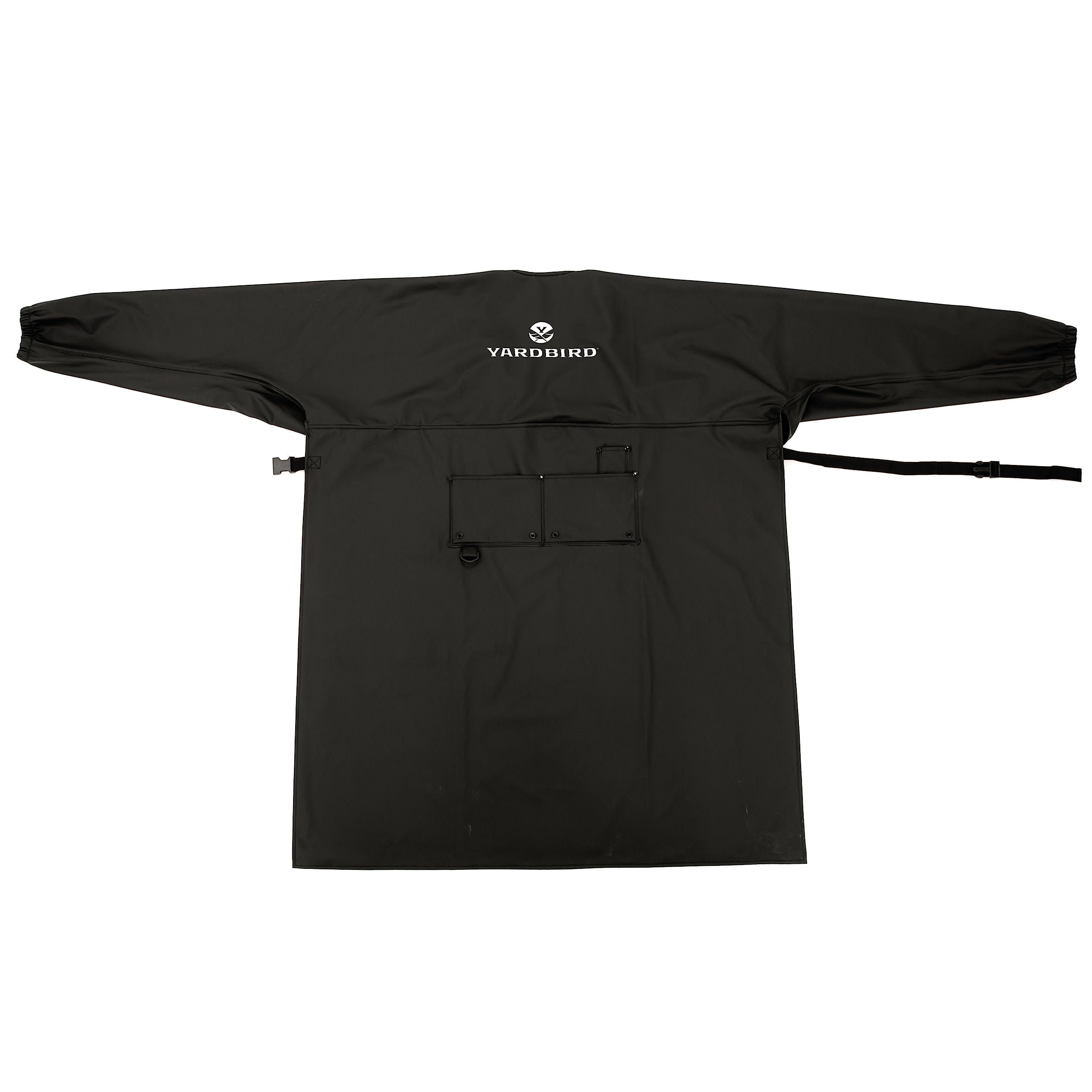 Yardbird Long Sleeve Butchering Apron, Durable Waterproof Material, Full Length Sleeves, Elastic Cuffs, Two Adjustable Straps, Easy to Clean, One Size Fits Most, 3731201,Black