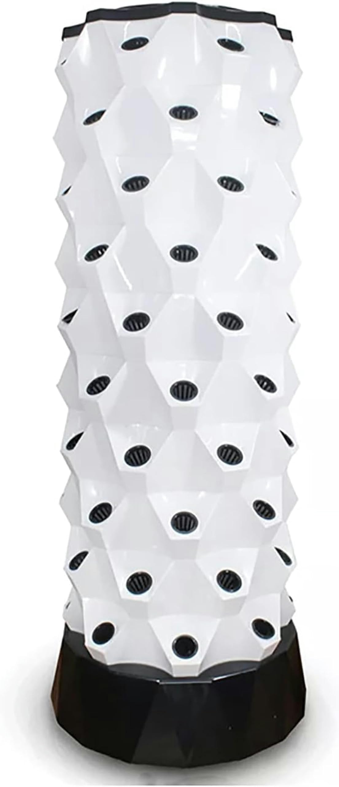 Hydroponik-Turm, Aquaponik-Anbausystem, Gartenturm-Aeroponik-Anbauset für Kräuter, Obst und Gemüse mit Befeuchtungspumpe, Timer, Adapter, Saatbett-Netztopf