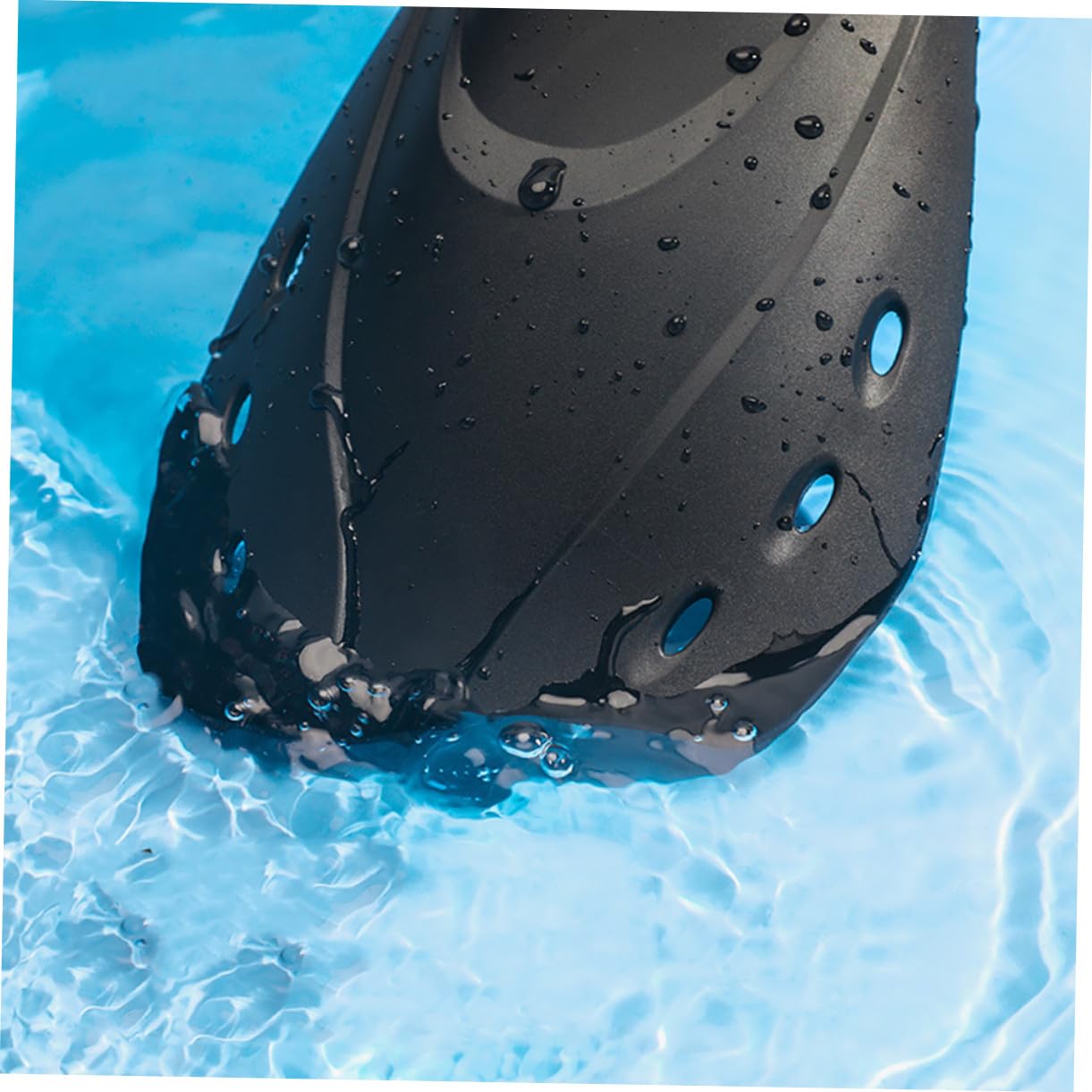 Hemobllo Aletas Cortas Ligeras y Portátiles Ajustables para Natación y Esnórquel con Bolsillo Flexible de Ideales para Piscina y Entrenamiento de Adultos