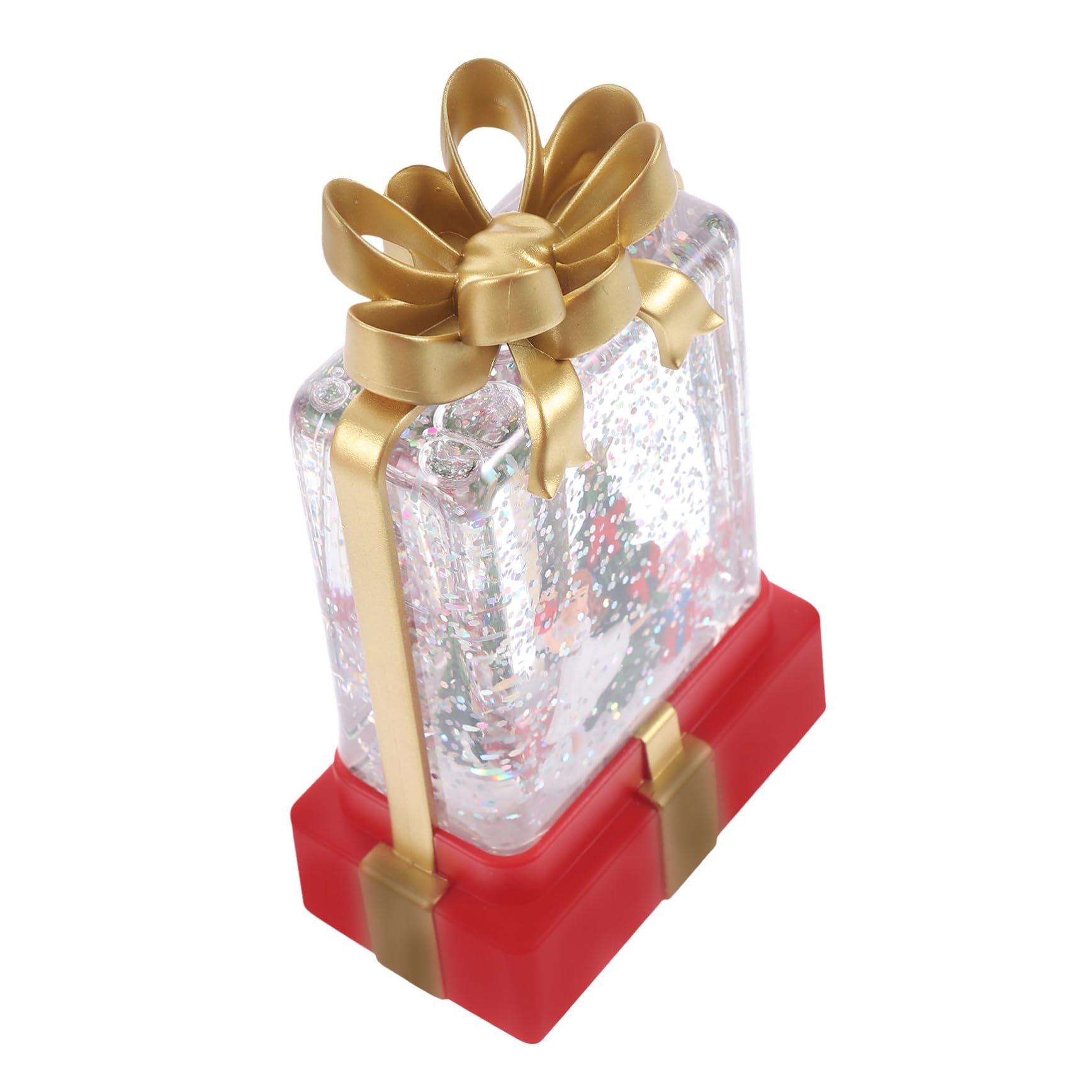 Linterna decorativa navideña luz LED STOBAZA adorno de plástico para fiestas de navidad