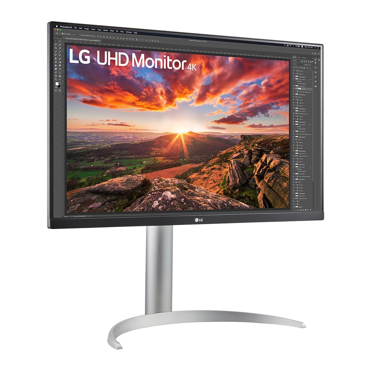 LG 27UP850K-W Monitor PC 68,6 cm [27] 3840 x 2160 Pixel 4K Ultra HD LED Argento, Bianco (27IN IPS 3840X2160 16:9 5MS - 1200:1 HDMI/DISPLAYPORT/USB C)
