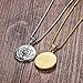 AZFVBQL Compass Necklace for Men Chain Stainless Steel Compass Pendants Male Jewelry