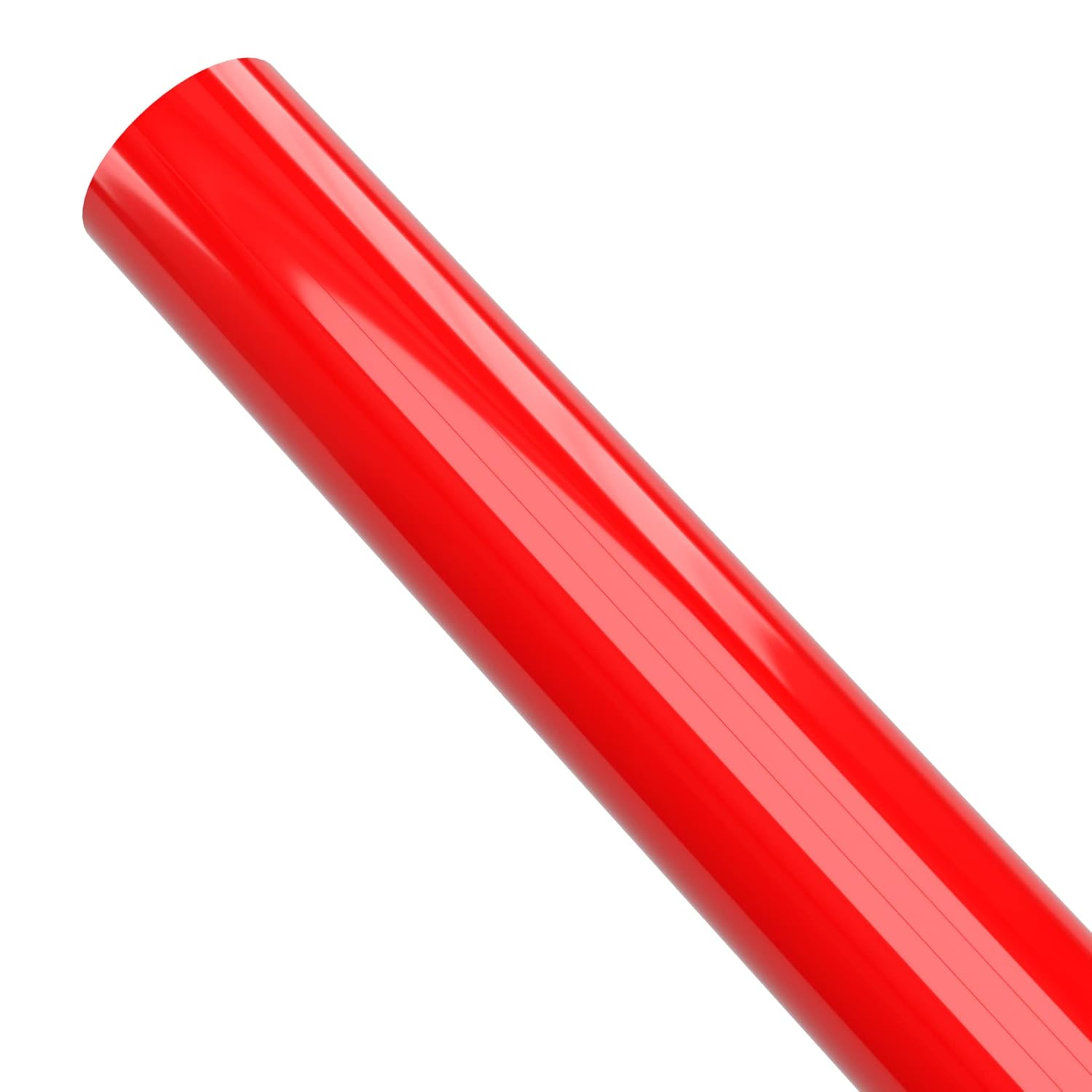 FORMUFIT PVC Pipe, 3/4" Size, (1.050" Actual OD) Sch 40 Furniture Grade, Red (40"L x 3-Pack) DIY Structural for Greenhouse, Garden, Dog Agility and Maker Projects - P034FGP-RD-40x3