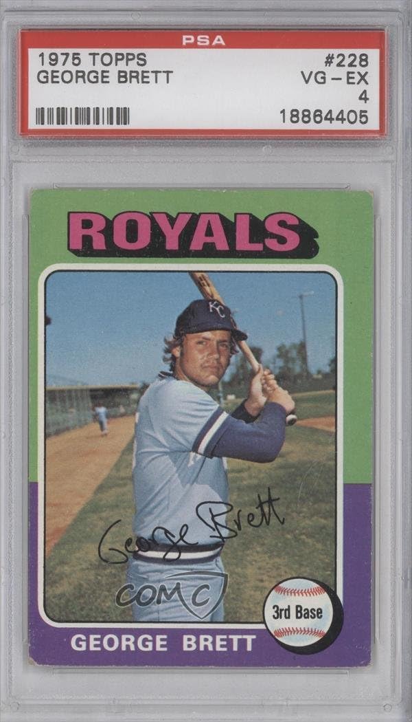 George Brett PSA GRADED 4 (Baseball Card) 1975 Topps - [Base] #228
