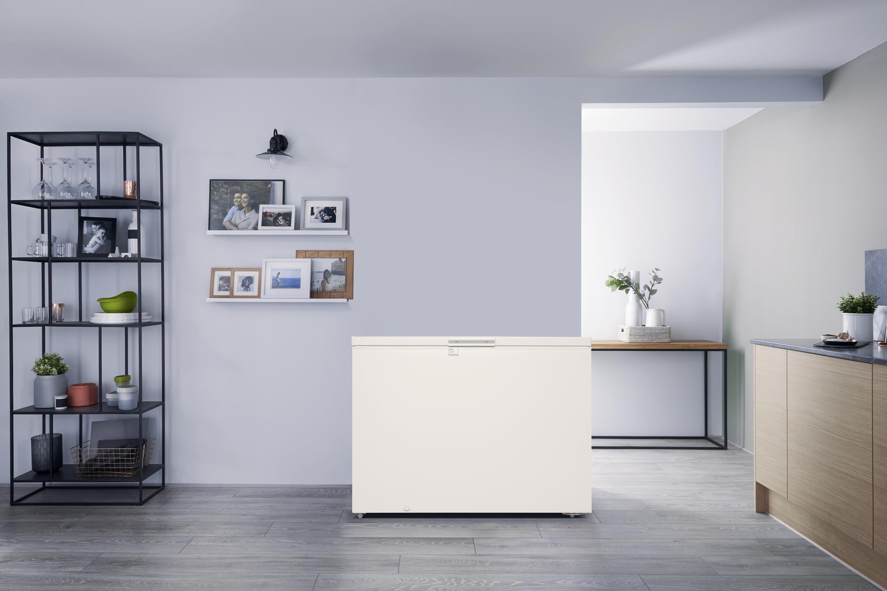Bauknecht GTE C219 Freistehende Gefriertruhe 118 cm/Energieeffizienzklasse C/Gesamtnutzinhalt 219 l/SpaceMax/Supergefrierfunktion/ 3 Vorratskörbe/Innenbeleuchtung/Door Balance