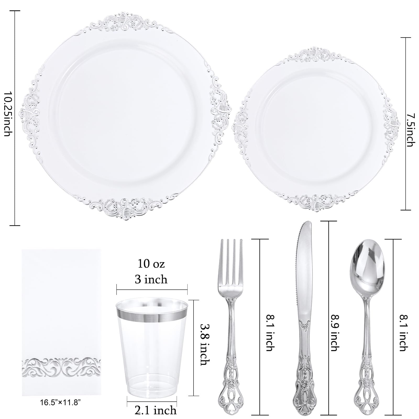YOUBET 700 Piece Wedding Dinnerware Set -2 YOUBET 700 Piece Wedding Dinnerware Set -2