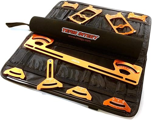 Integy Modelo RC C26948ORANGE - Estación de configuración universal para la mayoría de Buggies todoterreno 110, recorrido corto y camiones