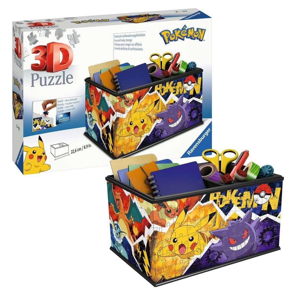 ポケモン バス型収納ボックス　缶のみ Amazon.co.jp: Ravensburger 3Dパズル 11546 - ポケモン収納ボックス