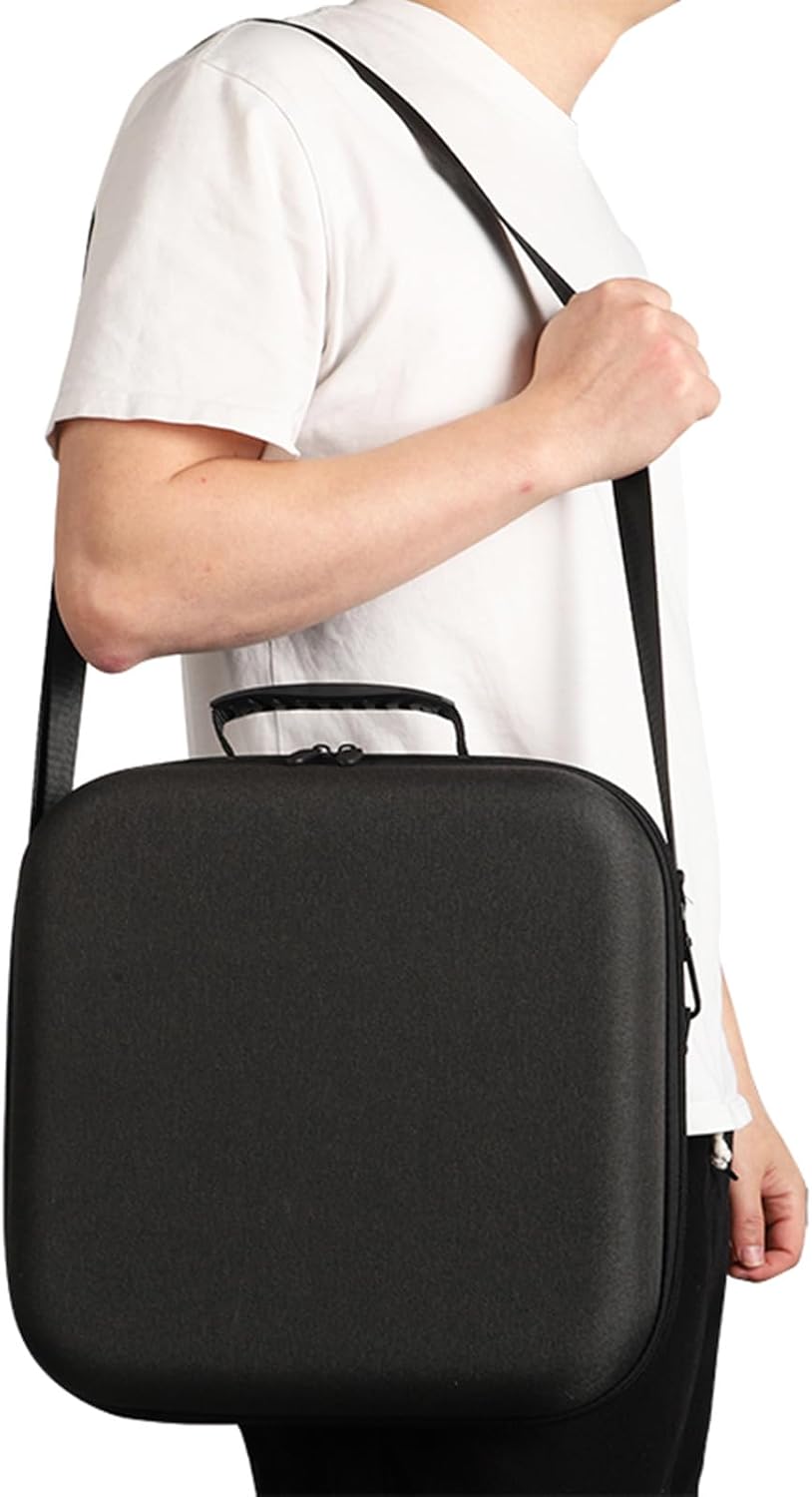 Case for Harman Kardon Onyx Studio 9,Hard EVA Carrying Case Cover Storage Bag w/Shoulder Strap for Harman Kardon Onyx Studio 9 - Portable Stereo Bluetooth Home Speaker and Cable,All Black