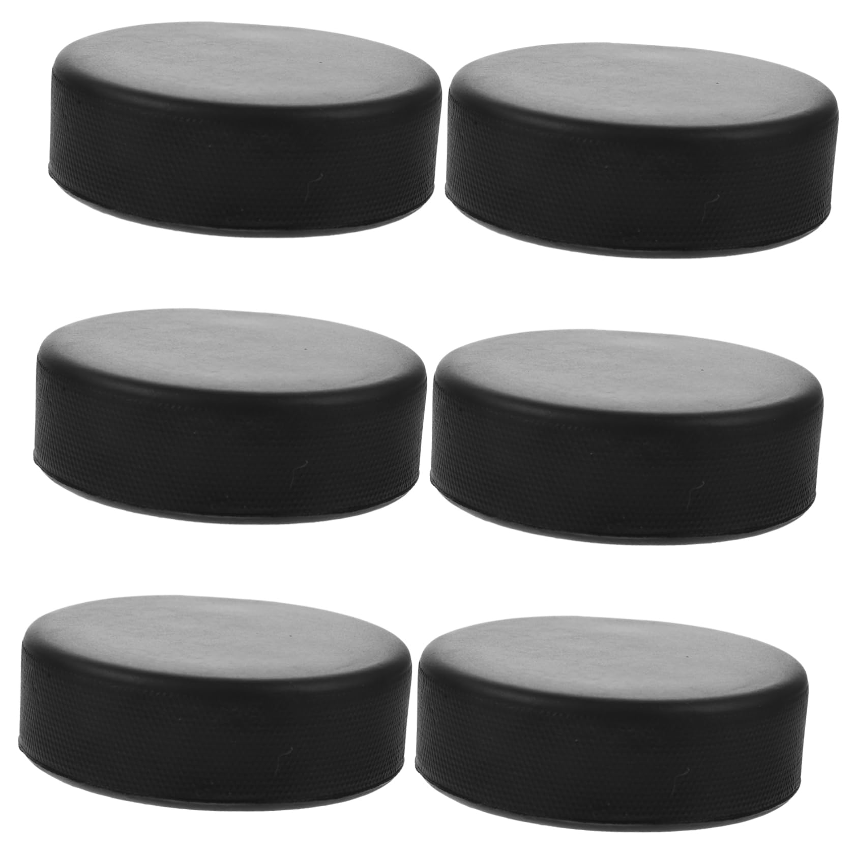 Toddmomy Palet Blades Hockey Le Hockey Rondelles De Hockey pour Débutants Rondelles De Hockey sur Air Rondelle De Hockey Réglementaire Officielle Rondelle De Sport PU Black 6pcs * 2