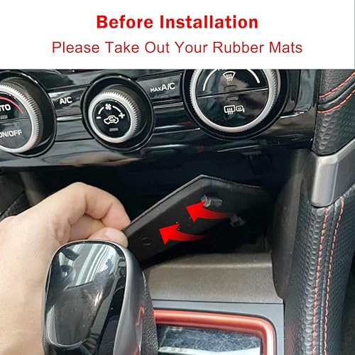 Miniatura 7 de Cargador inalámbrico para Subaru Forester 2019-2022 para Subaru Crosstrek accesorios 2018-2021 para Subaru Impreza consola central almohadilla de