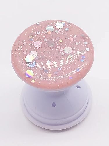 Miniatura 9 de Enchufe extensible para teléfono, soporte de montaje con purpurina brillante para teléfono celular, soporte plegable para teléfono celular, agarre