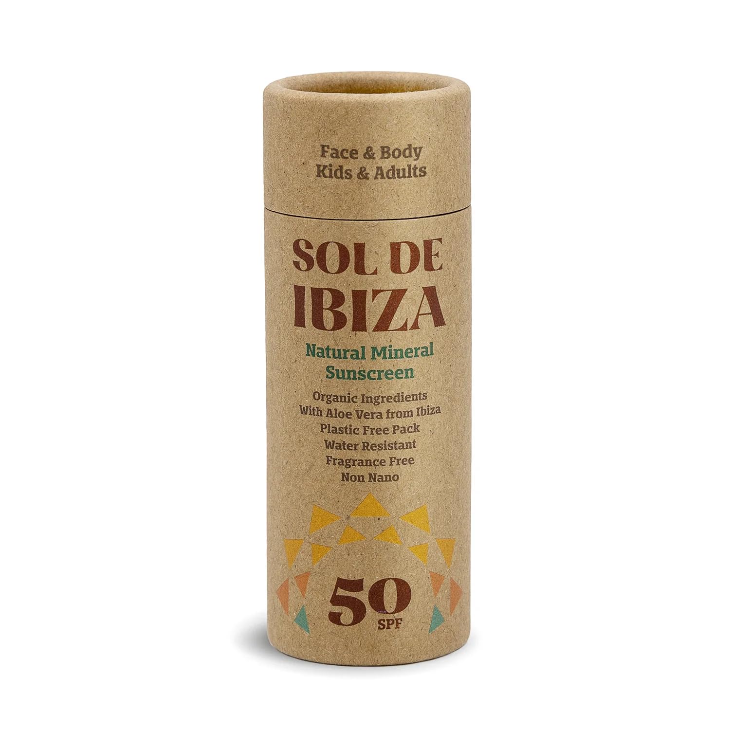 Sol De Ibiza Protección Solar Natural Mineral Stick Spf50 - Cara & Cuerpo