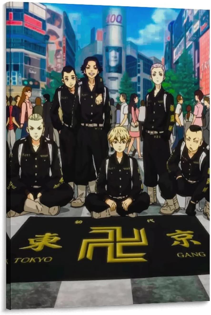 Poster Déco Tokyo Revengers - Impression HD Sur Toile Ou Papier - Pour Chambre, Salon