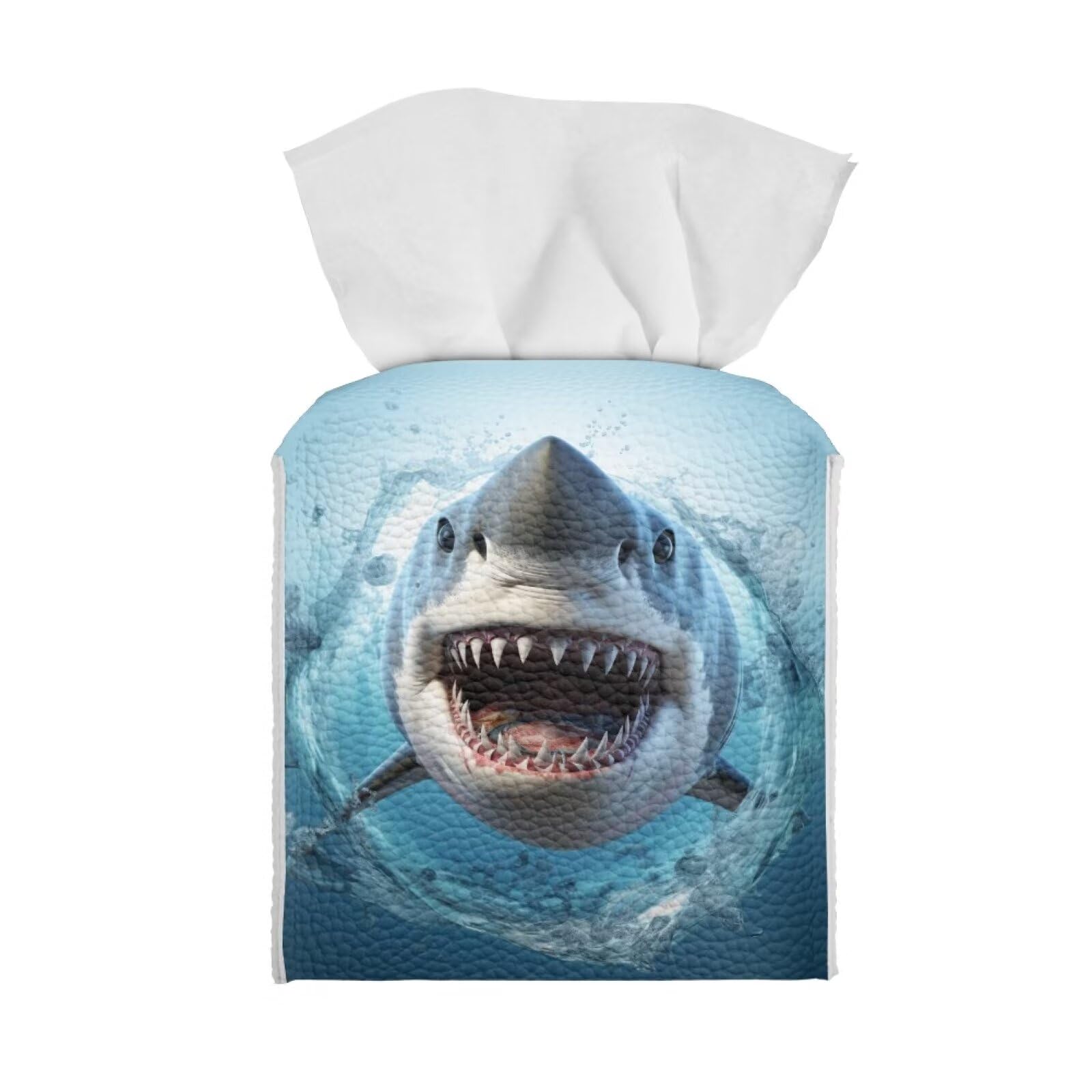 Amazon.com: Zanxiantu Shark Tissue Box Cover Square Tissue Holder