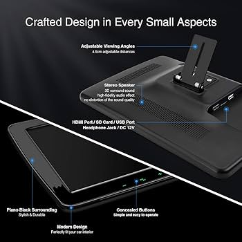 Amazon.com: XTRONS 11.6 Inch Car Headrest Mount Monitor with