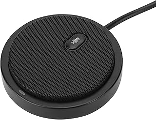 Desktop Microphone,Desktop Conference Computer Microphone,M2 Wired 360° Pickup Video Omnidirectional Microphone,Ultra-High Sensitivity,Ultra-Low Touch Noise Microphone