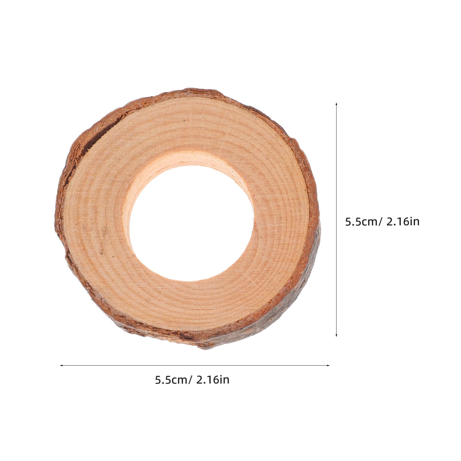 20 pezzi Portatovaglioli in Legno Naturale Design per Matrimoni Feste e Decorazioni da Tavola in Stile Farmhouse Accessori Versatili per Tovaglioli e Ambienti Accoglienti