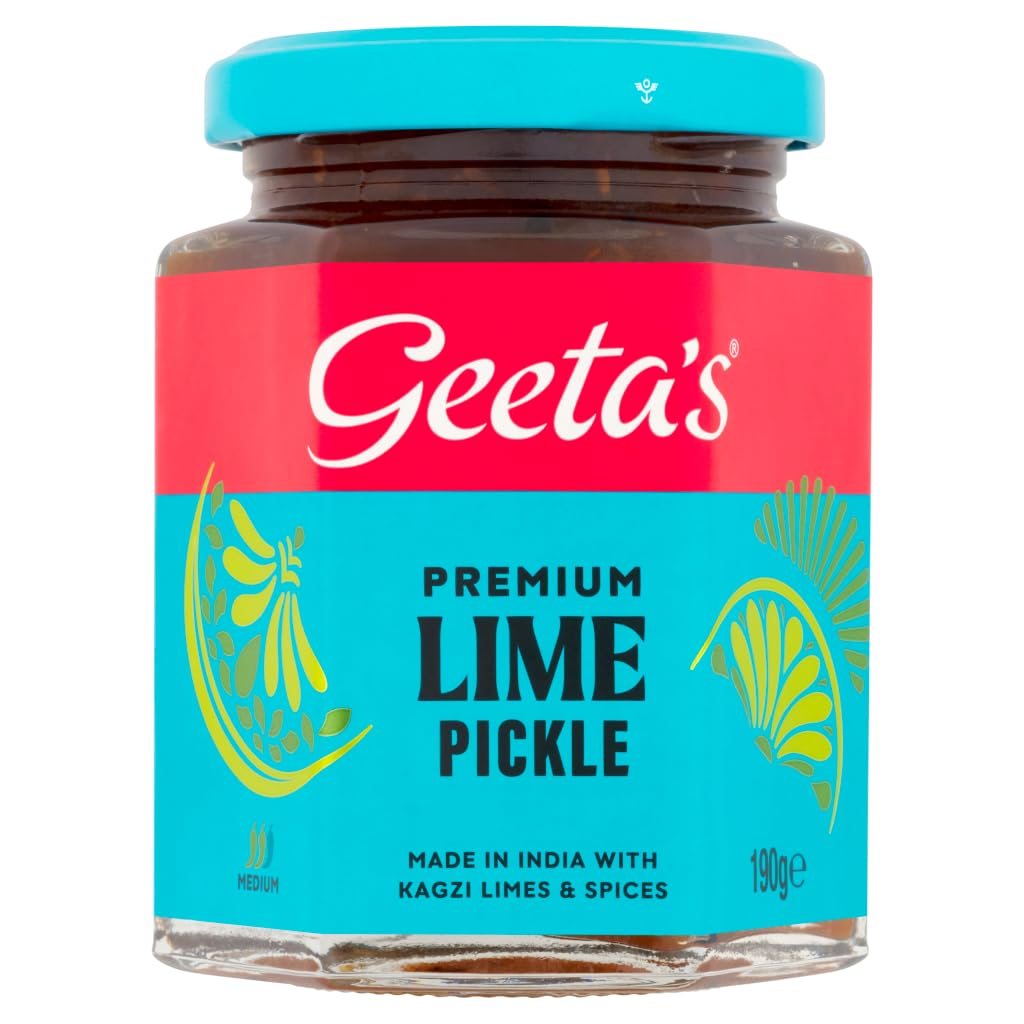 Geeta's Premium Lime Pickle Medium 190g