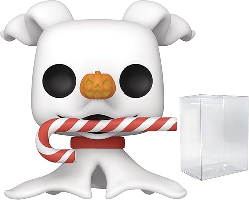 Miniatura 1 de POP Disney The Nightmare Before Christmas 30th Anniversary - Figura de vinilo de Funko Zero Candy Cane (incluye funda protectora de caja