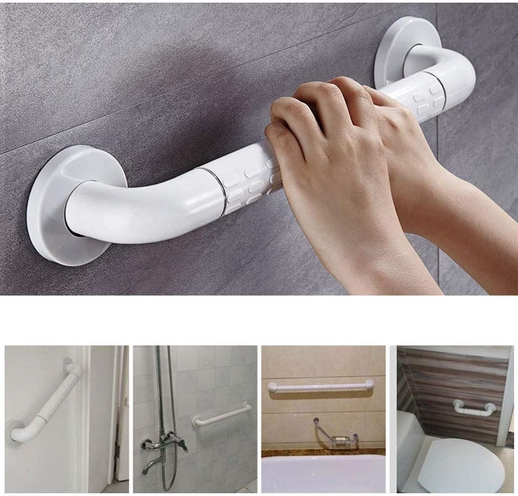 LCML Tub Grab Bar - 12 inch Bath Grab Bar Handicap Grab Bars White, Shower Aides for Seniors Wall Mounted Assist Rail Anti Slip Bathroom Safety Rail/Yellow/88Cm : Health & Household