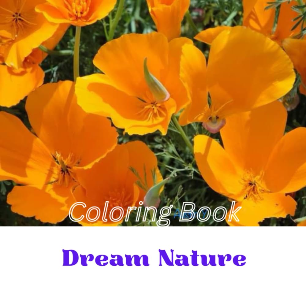 Dream Nature Coloring Book: Into a world of serene beauty and clam creativity