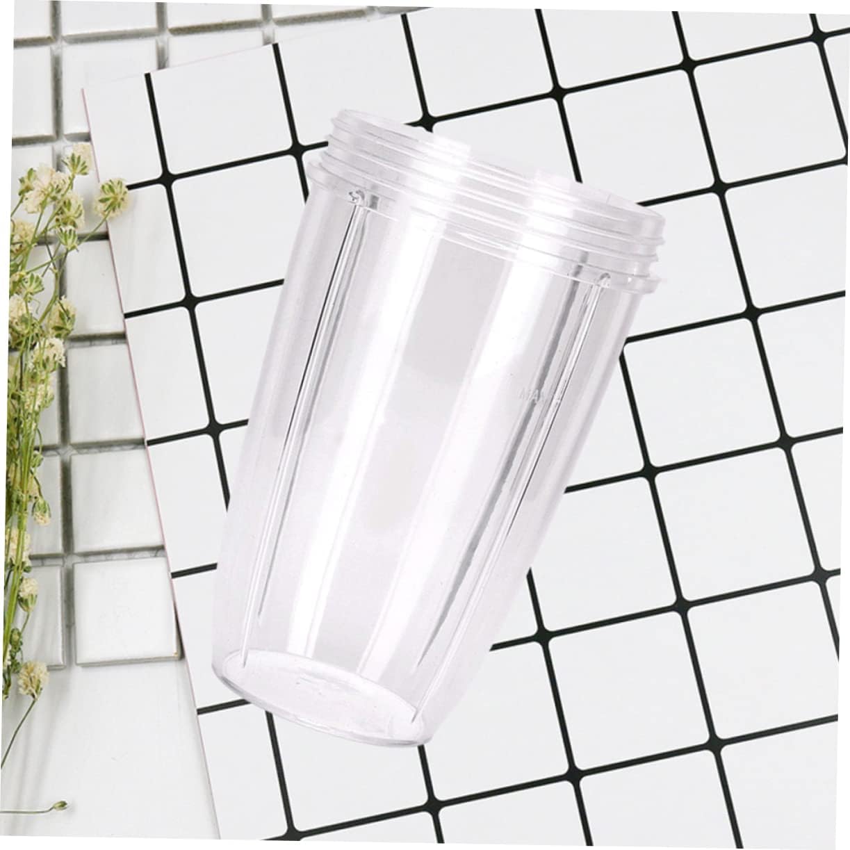 3pcs Tall Plastic Blender Cup Accessories Replacement Container for Kitchen Use Easy to Major Blender Brands