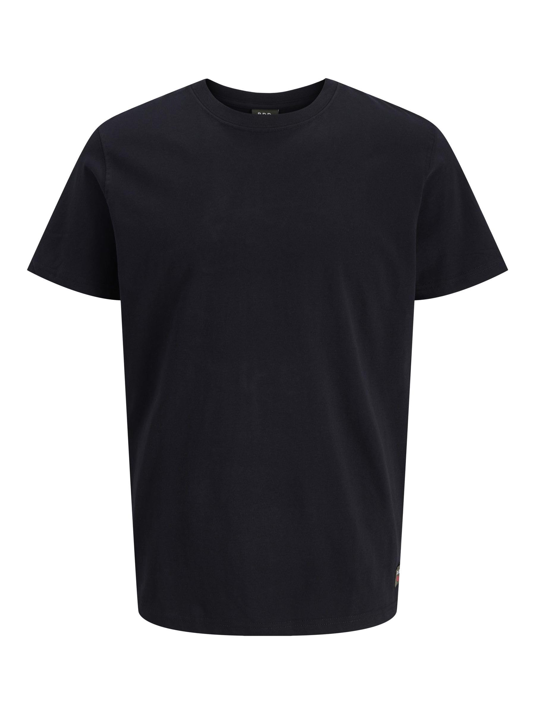 R.D.D. ROYAL DENIM DIVISION Rdddan Crew Neck Tee S/S Noos, Black, XL
