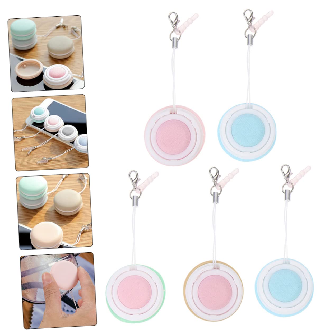 Didiseaon 25 Pièces essuie-glace de téléphone pour verres de lunettes lentilles lingettes portable screen nettoyage telephone verres à liqueur lunette connectée nettoyeur d'écrans