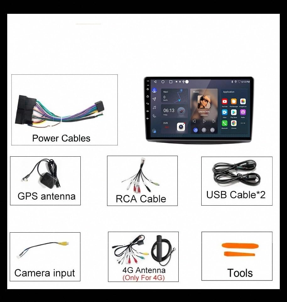 Radio Coche 2 DIN para BMW E39 con Android Auto y pantalla GPS de 8 núcleos 7