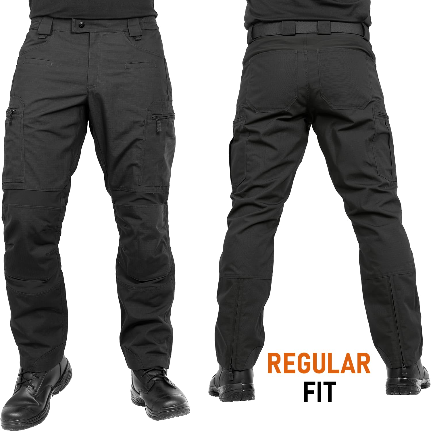ACE Schakal Einsatzhose - Taktische Ripstop-Hose lang für Herren - Wanderhose mit 35% Baumwolle für Männer