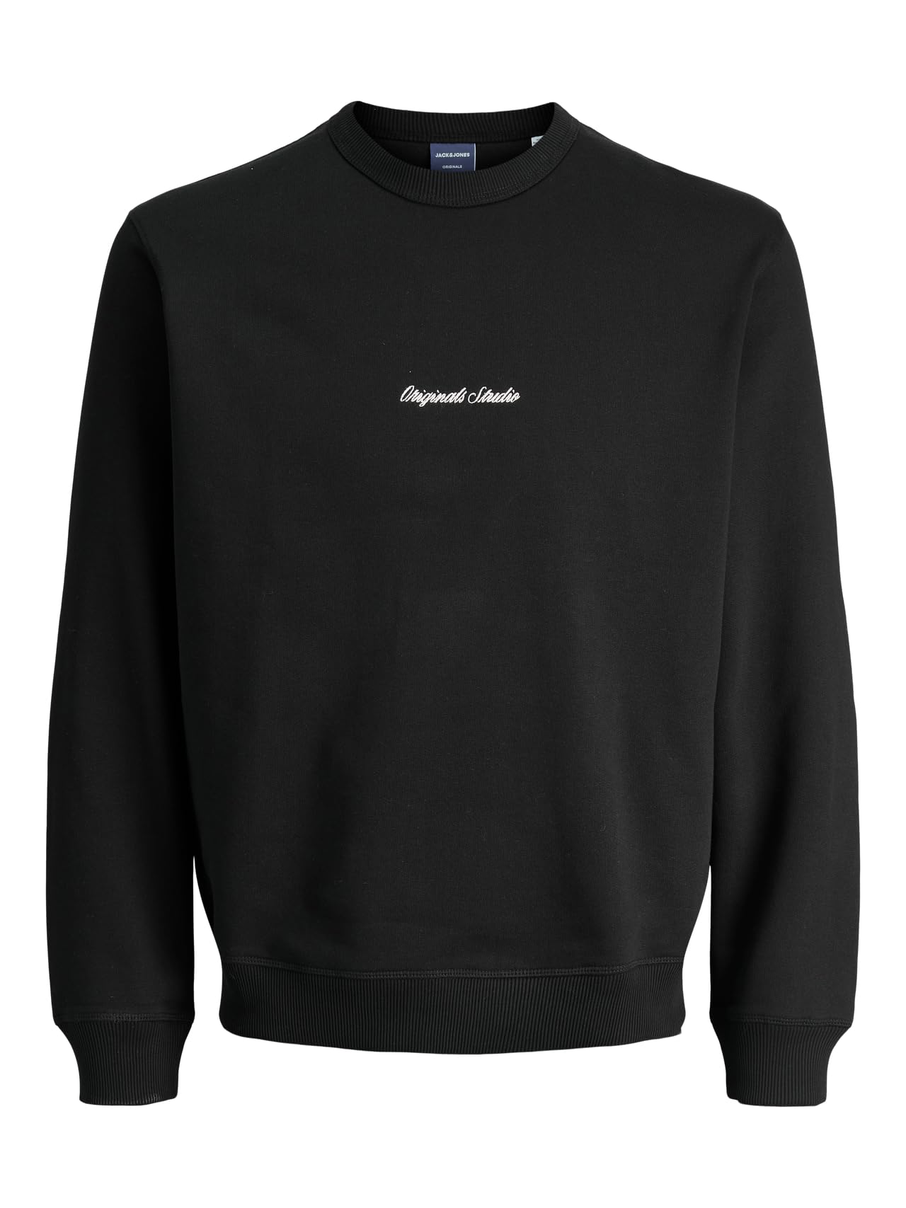 JACK & JONES Mens Crew Sweat Black S