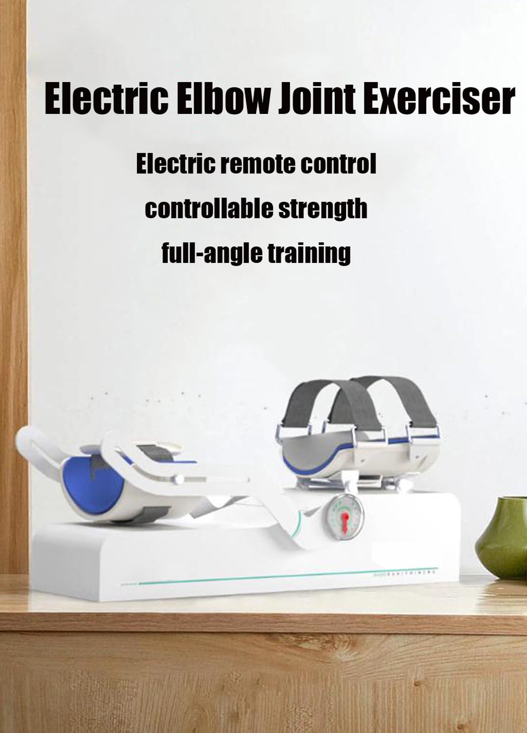 Elektryczny sprzęt do rehabilitacji ramienia, trenażer do rehabilitacji stawu łokciowego, z pilotem, -10°-150° (+20) ćwiczenie pod pełnym kątem, do rehabilitacji stawów łokciowych