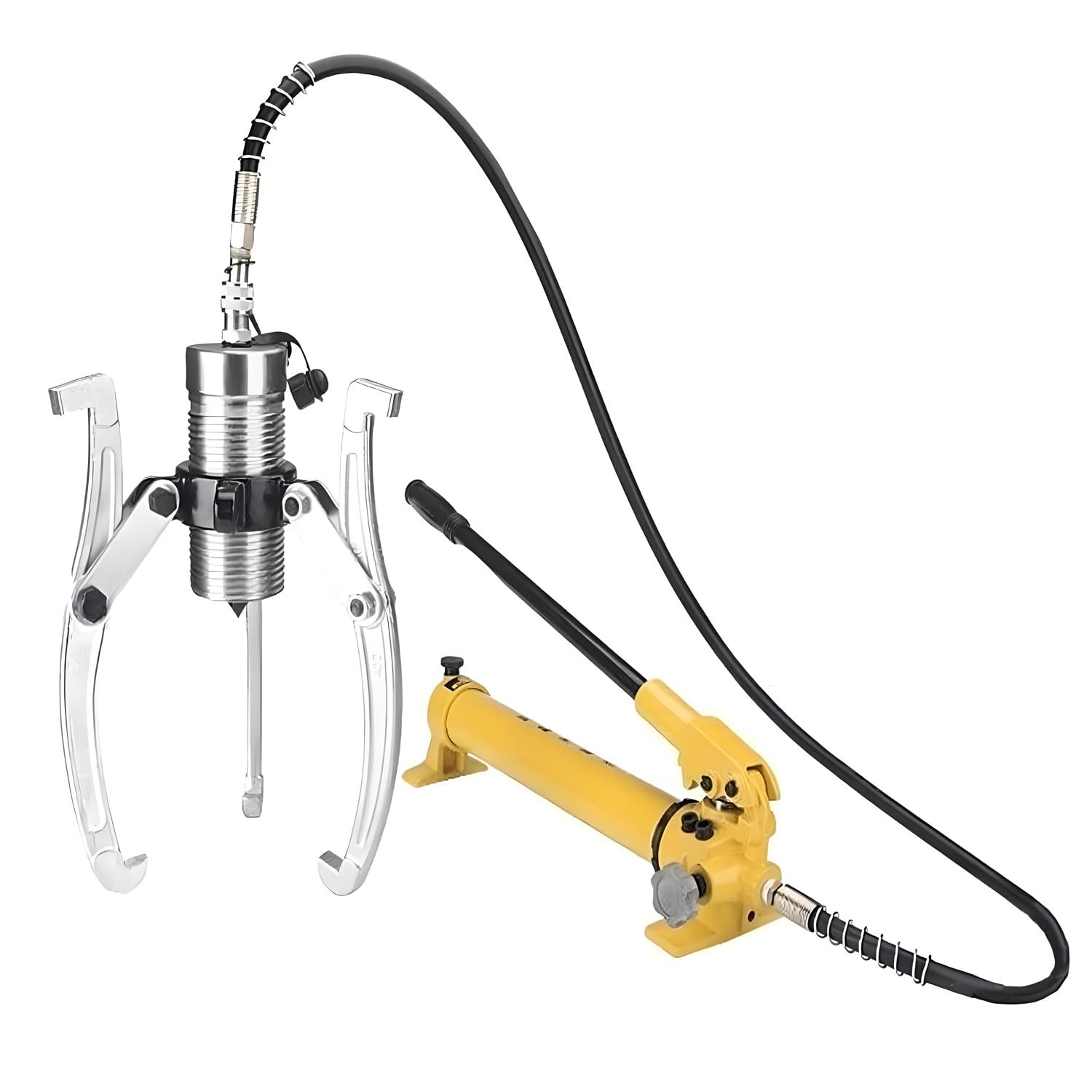 Estrattore/Separatore Idraulico,Estrattore a Griffe Separate,Griffe in Acciaio Forgiato,Pompa Antiperdite,2/3 Griffe per Camion Treno Miniere Industria 15T+CP180HandPump