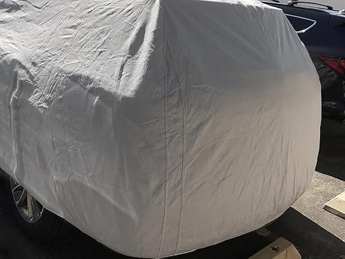 Miniatura 6 de CarsCover Funda para Volkswagen Golf GTI 1991-2022, resistente a la intemperie, ultrashield VW Hatchback e-Golf R (gris)