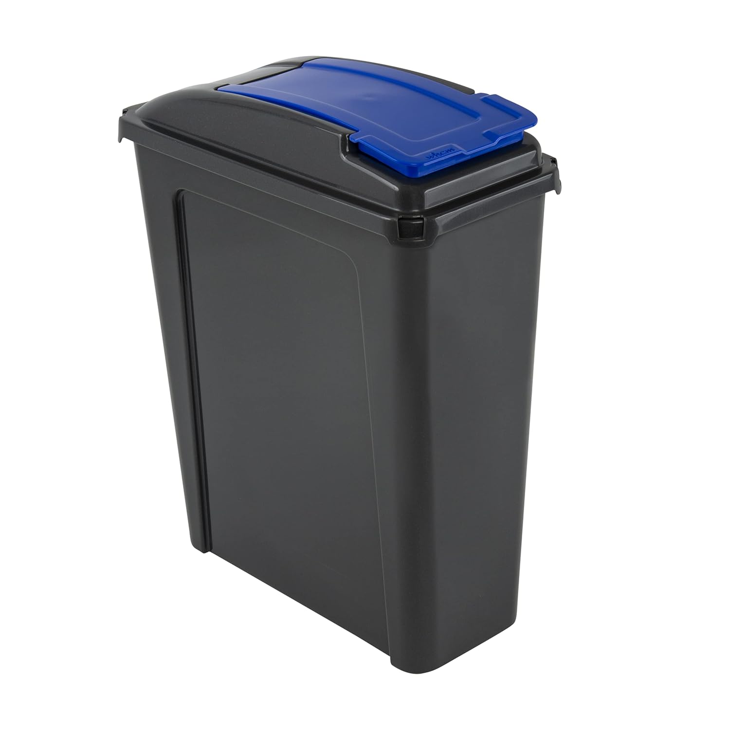 M P 25L Slimline Recycling Bin Slim Kitchen Trash Can Waste Rubbish