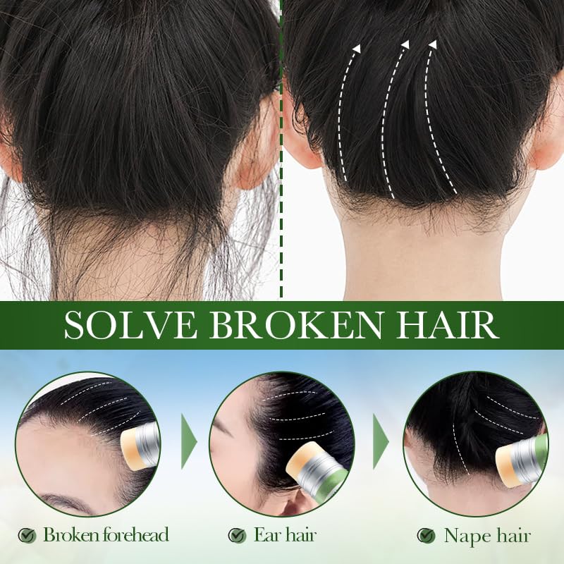 Bálsamo en barra para cabello con menta, fijación fuerte miniatura 2