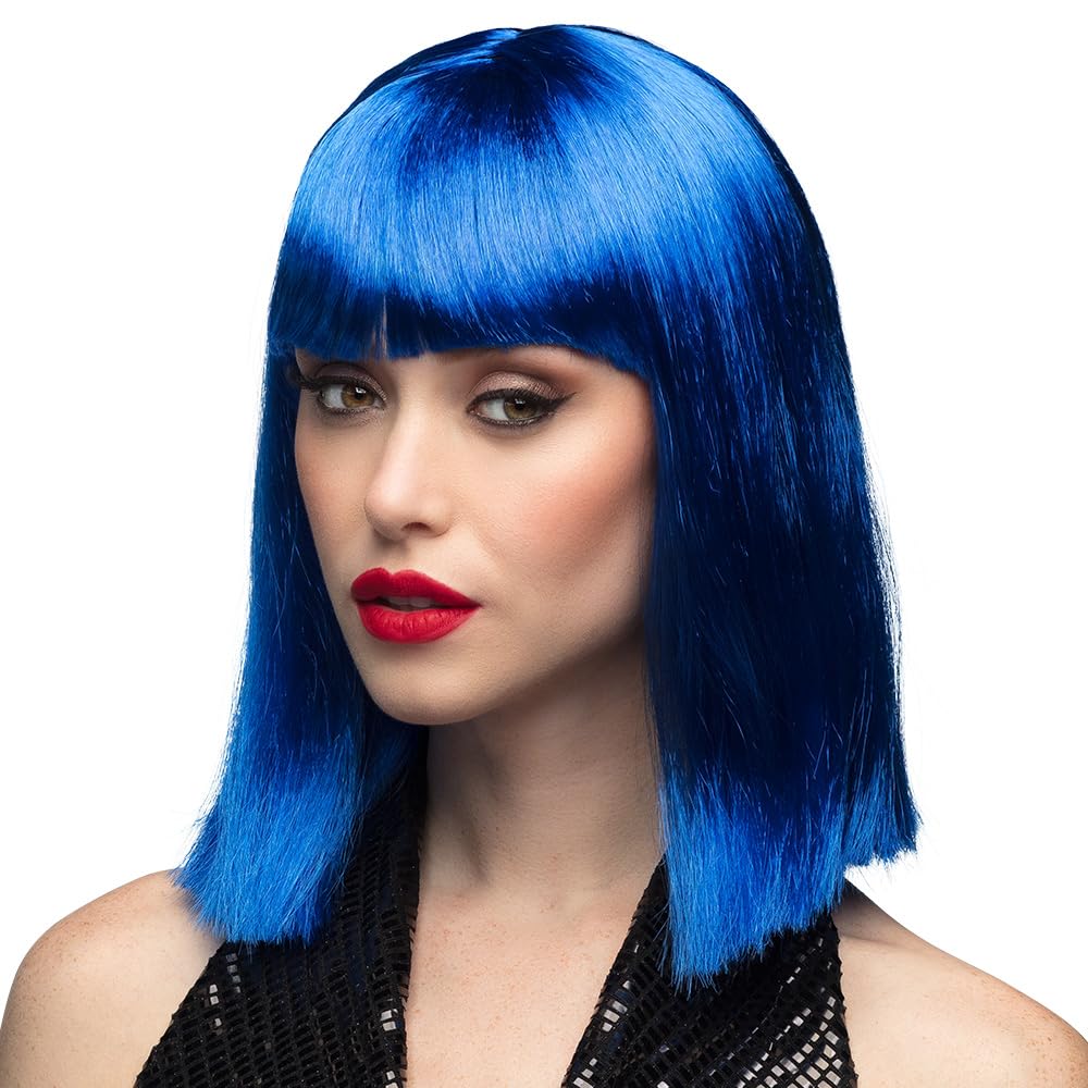 Boland 85768 Dance Wig Blue