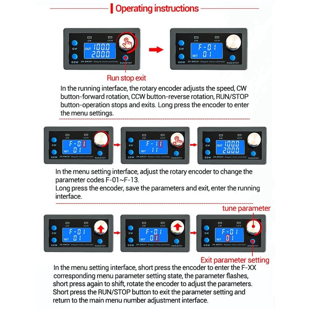 Controller Motore Passo-Passo Programmabile - Scheda Di Controllo Con LCD, Comunicazione Seriale, Per PLC - Foto 10