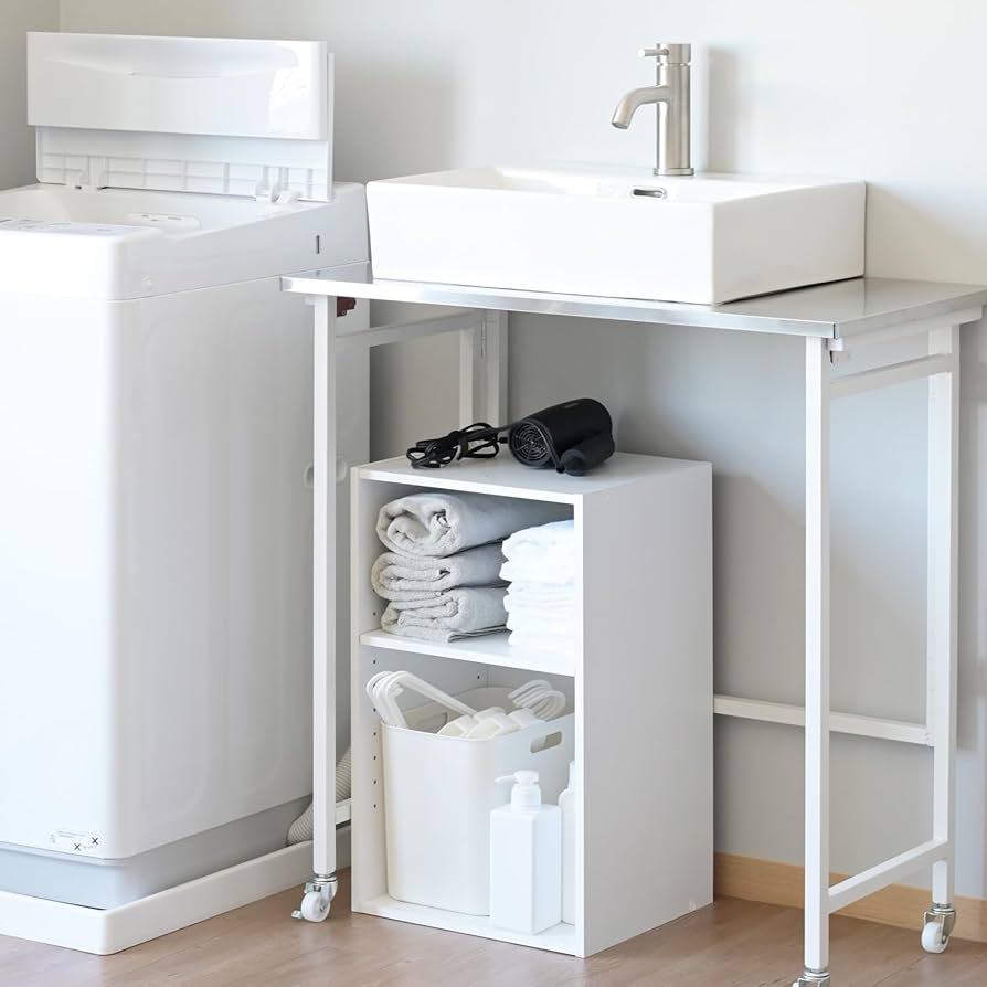 ONSENKENさま専用 楽天市場】ランドリーラック スリム サニタリーラック 扉付き幅30.5