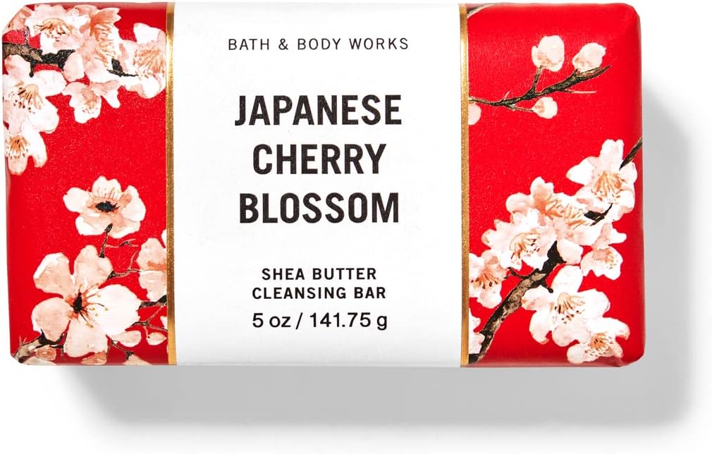 Bath and Body Works JAPANESE CHERRY BLOSSOM Shea Butter Cleansing Bar 4.2 oz