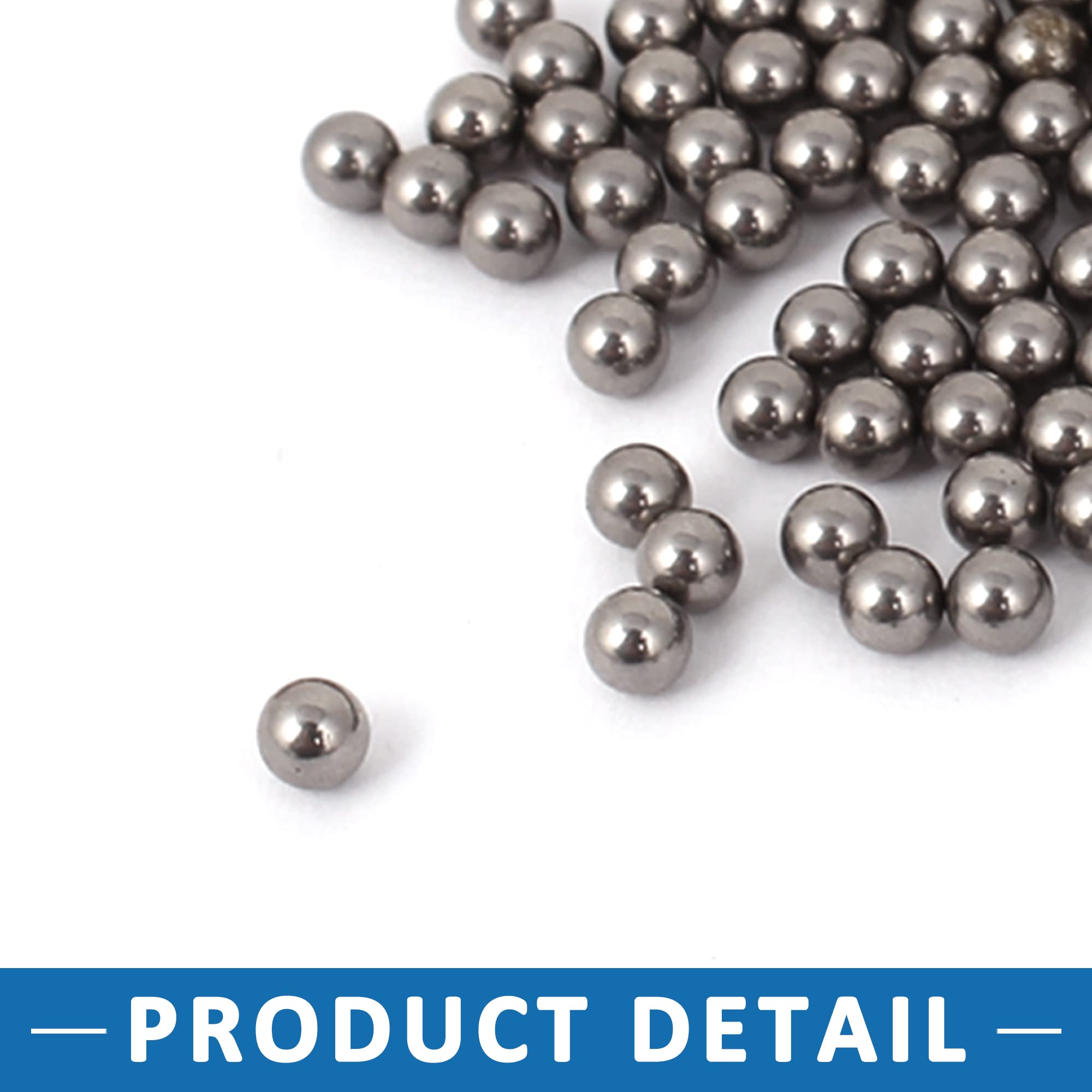 A ABSOPRO Vélotte Vélo Roue Billes Roulement 3mm Diamètre Carbone Acier (Ensemble de 500)