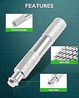 Vista 5 de SCITOO Juego de herramientas de carcasa de eje de collar de 9 discos para rodamientos de rueda automotriz, 10 Uds