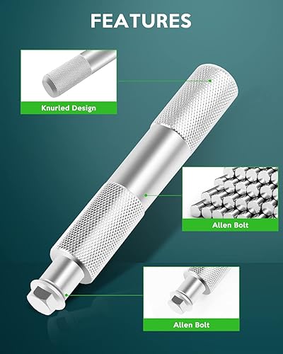 Miniatura 6 de SCITOO Juego de herramientas de carcasa de eje de collar de 9 discos para rodamientos de rueda automotriz, 10 Uds